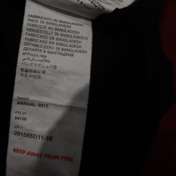 2017 Black Kappa Logo T-Shirt - Picture 5 of 5